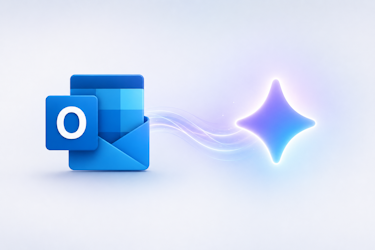 שילוב בין Outlook ו- AI
